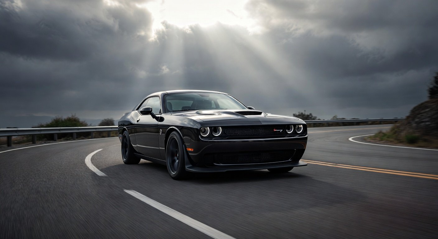 infinitemike87 Dodge Challenger Hellcat, driving the road, photography, daytime, ea1fc8ee-9453-4cd4-92f6-7853a72ec873