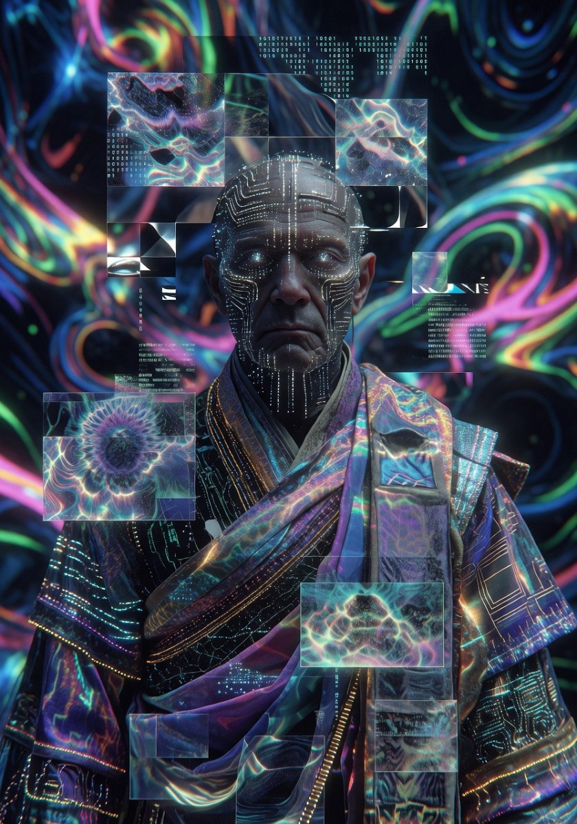 infinitemike87 The cyber Guru, portrait photography, crisp details, vibrant colo 4e897ef5-4876-4b16-956f-168656b34092