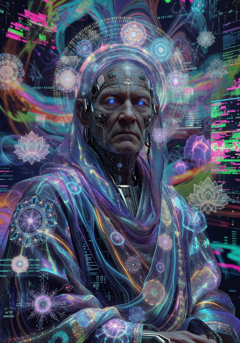 infinitemike87 The cyber Guru, portrait photography, crisp details, vibrant colo 6c604b82-fad1-4cb0-85bc-073f626e1966