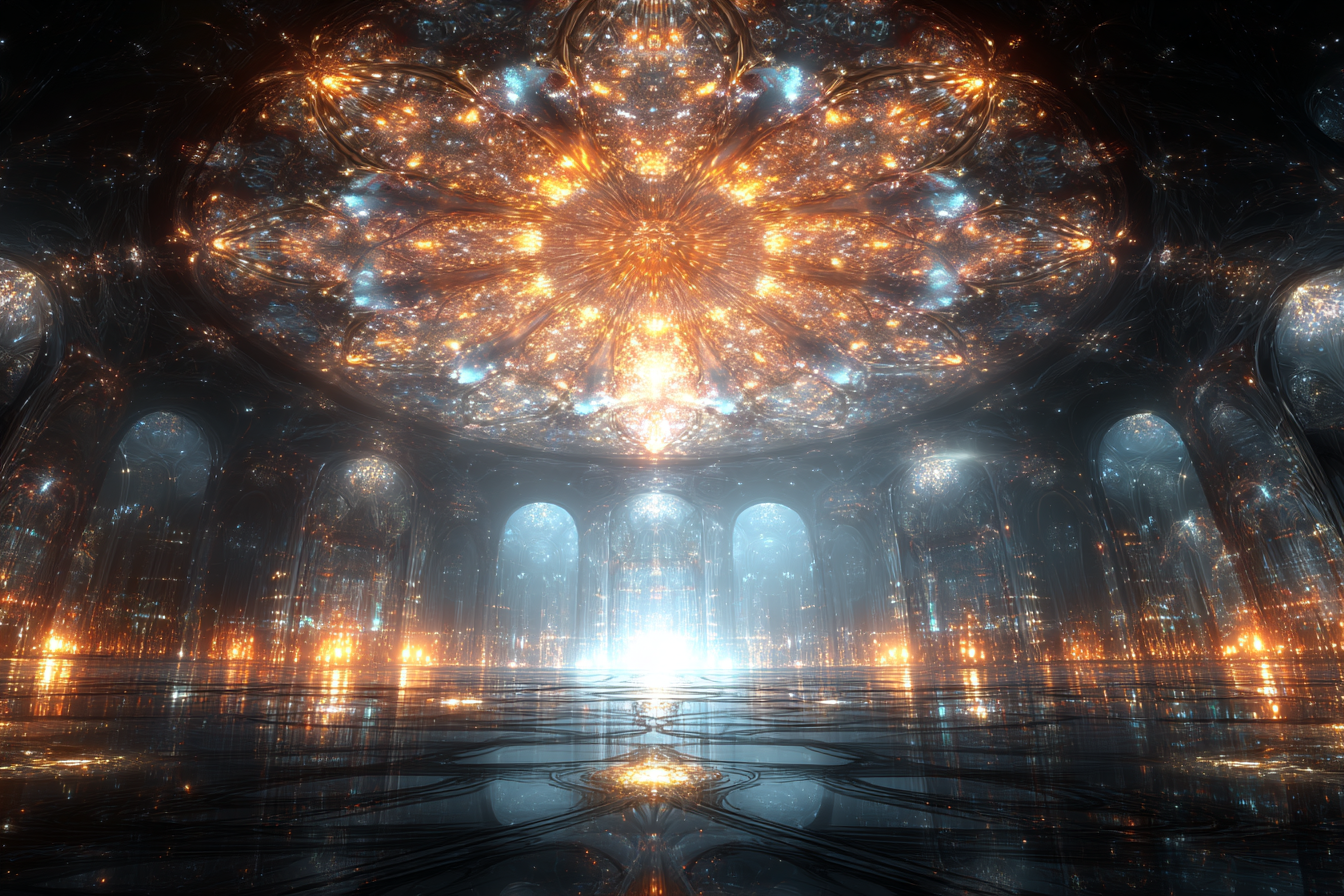 quietlight 3D fractal world and architecture hyperrealistic o 407b90ff-715b-4472-87dc-7fb15f07bee1 2