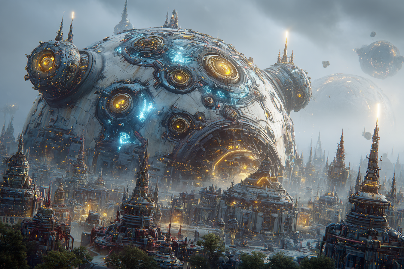 quietlight 3D fractal world and architecture hyperrealistic o adb82a0a-7e81-483a-aaa5-0903e48c58ac 2