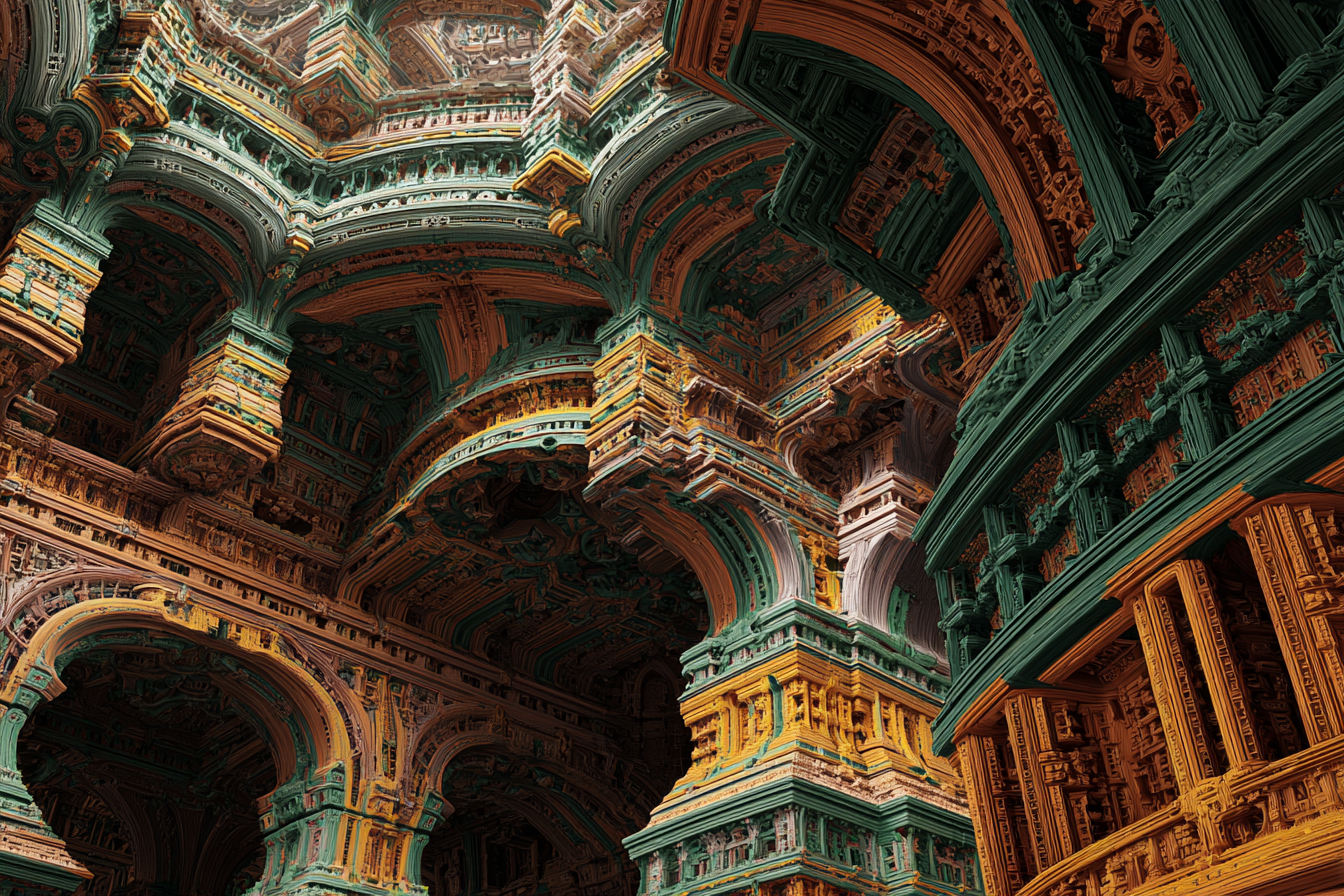 quietlight 3D fractal world architecture entwined with intric 92785a05-d7b4-4bef-82a9-dfc96dee08c0 0