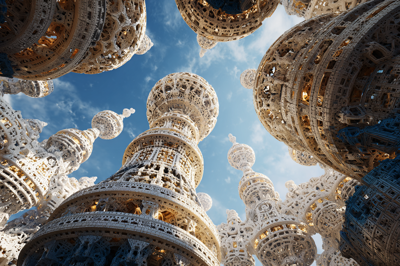 quietlight 3D fractal world architecture entwined with intric b1e01563-f8bc-4543-a688-99b5f6de10a2 0