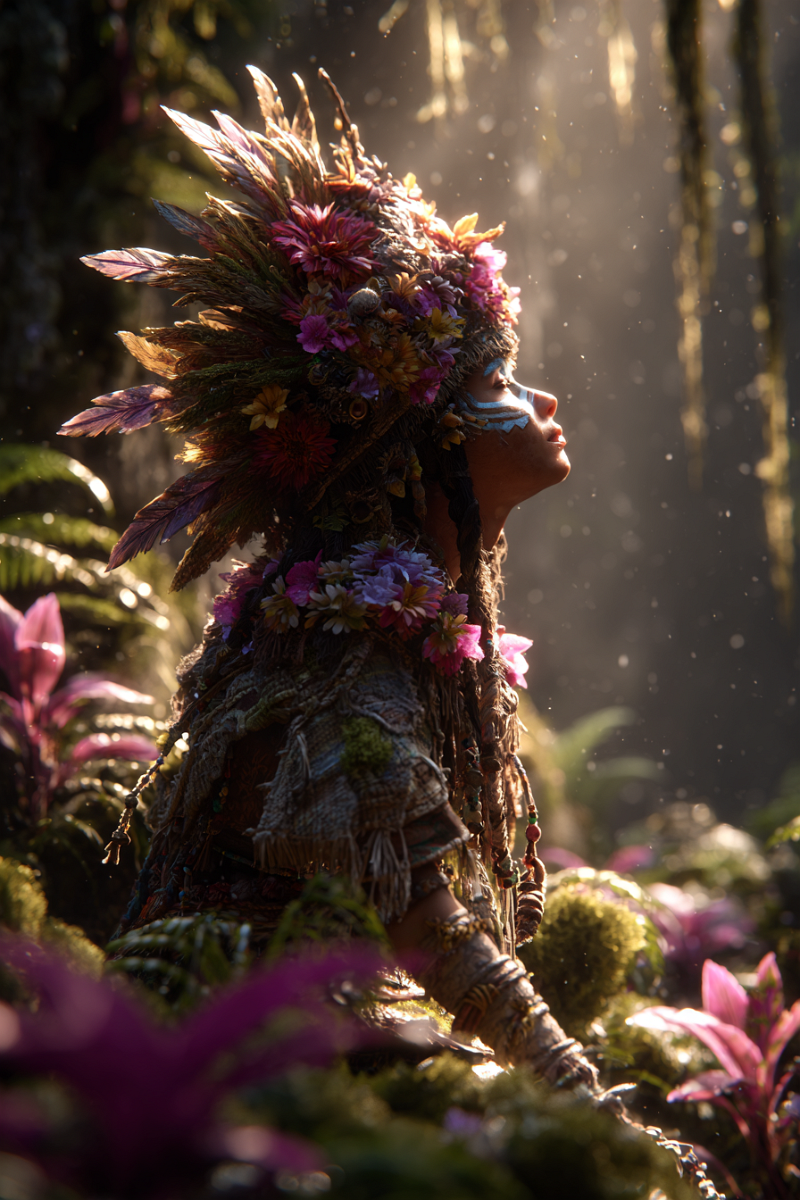 quietlight The Moonlight Shaman Queen blooming rainforest epi 171747cc-7884-4588-b36d-208835465ab2 2