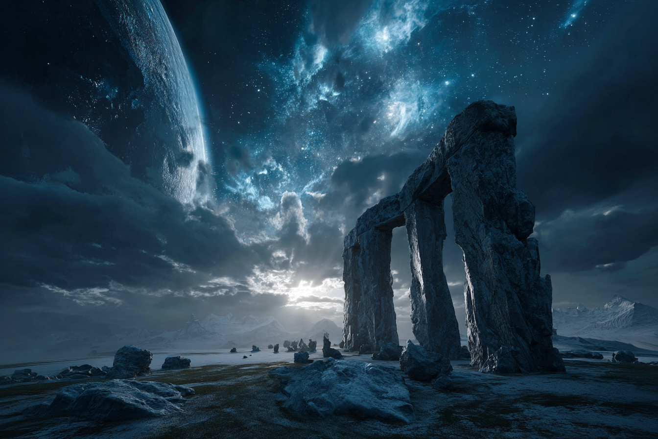 quietlight giant sacred monument of Ancestors nebulae and pla 160c7d14-de95-40ac-9a1f-998566c70b8d 0