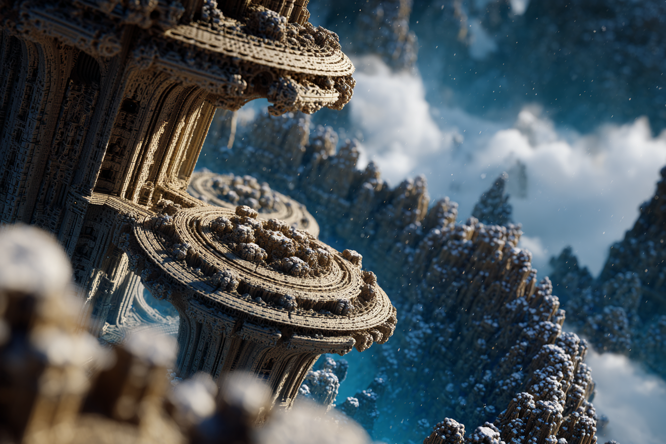 quietlight mountain 3D fractal world architecture entwined wi c0aa87c7-8f5a-43a3-a6ad-455e742ba576 0
