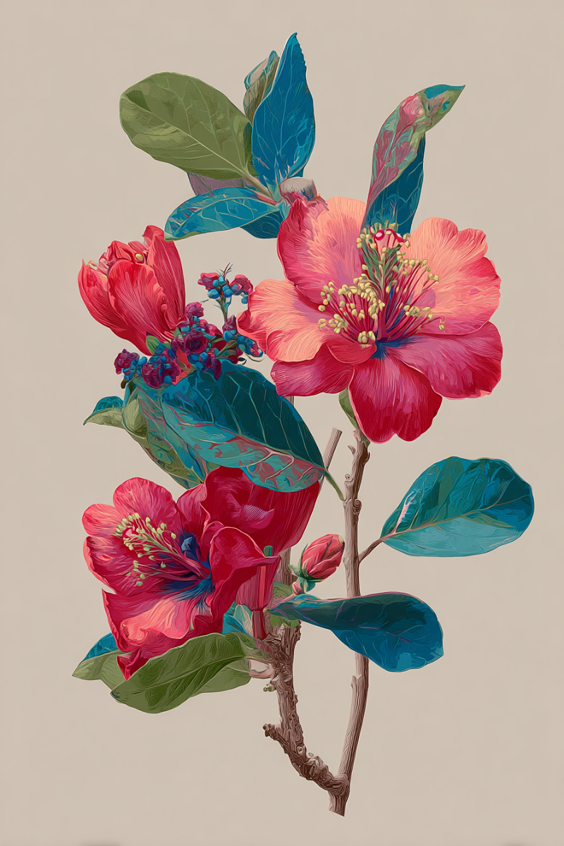 u1127339427 Botanical art graphic design elegant vibe vibrant 407141a3-0971-441e-82e4-2b15fb2fd728 2