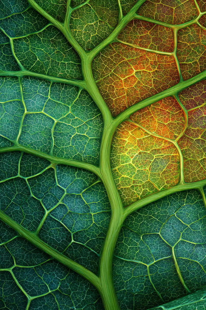 u1127339427 Extreme detail view of leaf structure photorealis 8965bd51-c124-4659-a0d8-d3f61cff2acb 0