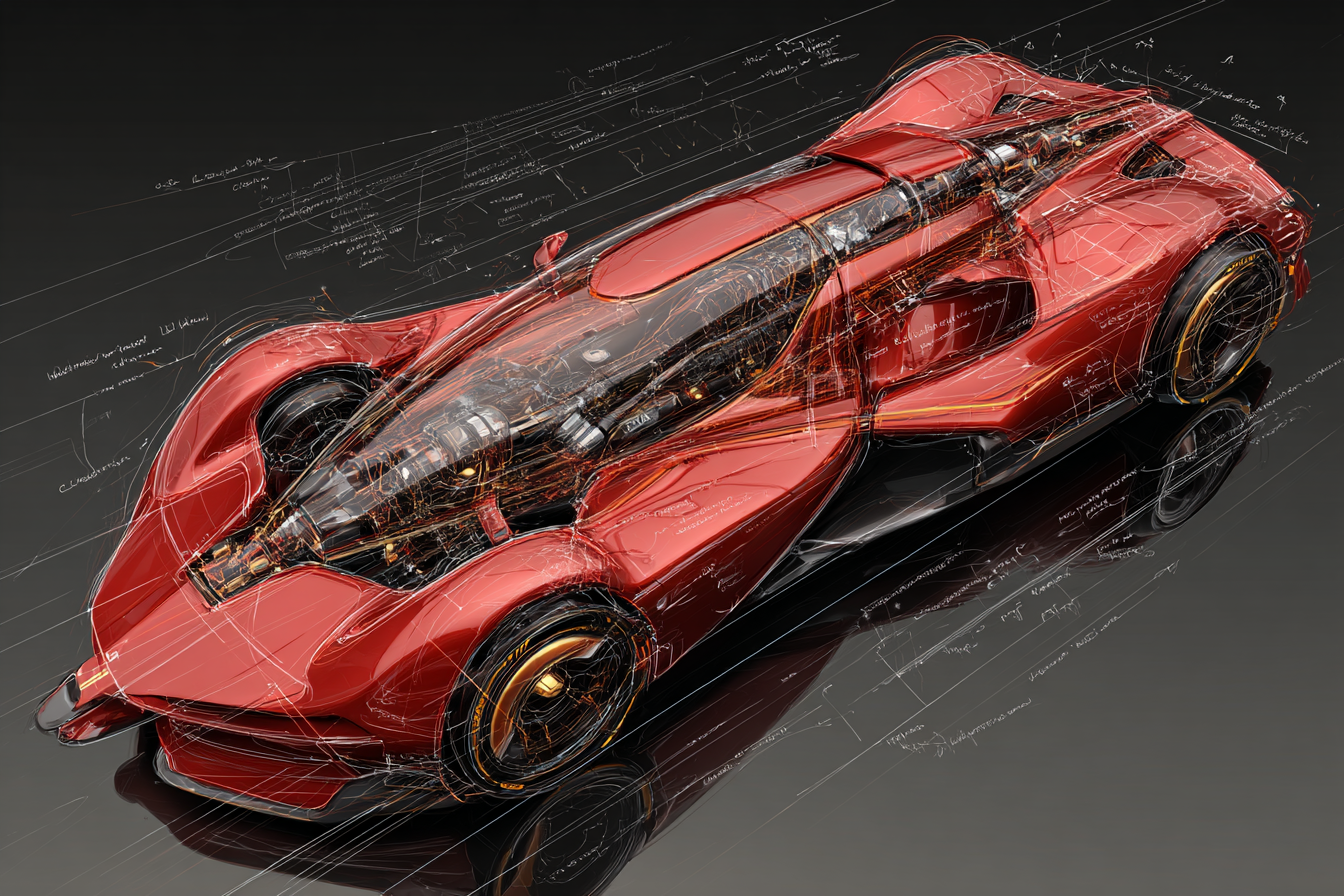 u1127339427 Hypersonic drive Ferarri F95 concept car of the f ea023986-ed55-4d80-ae13-ec8d0cf137dd 3