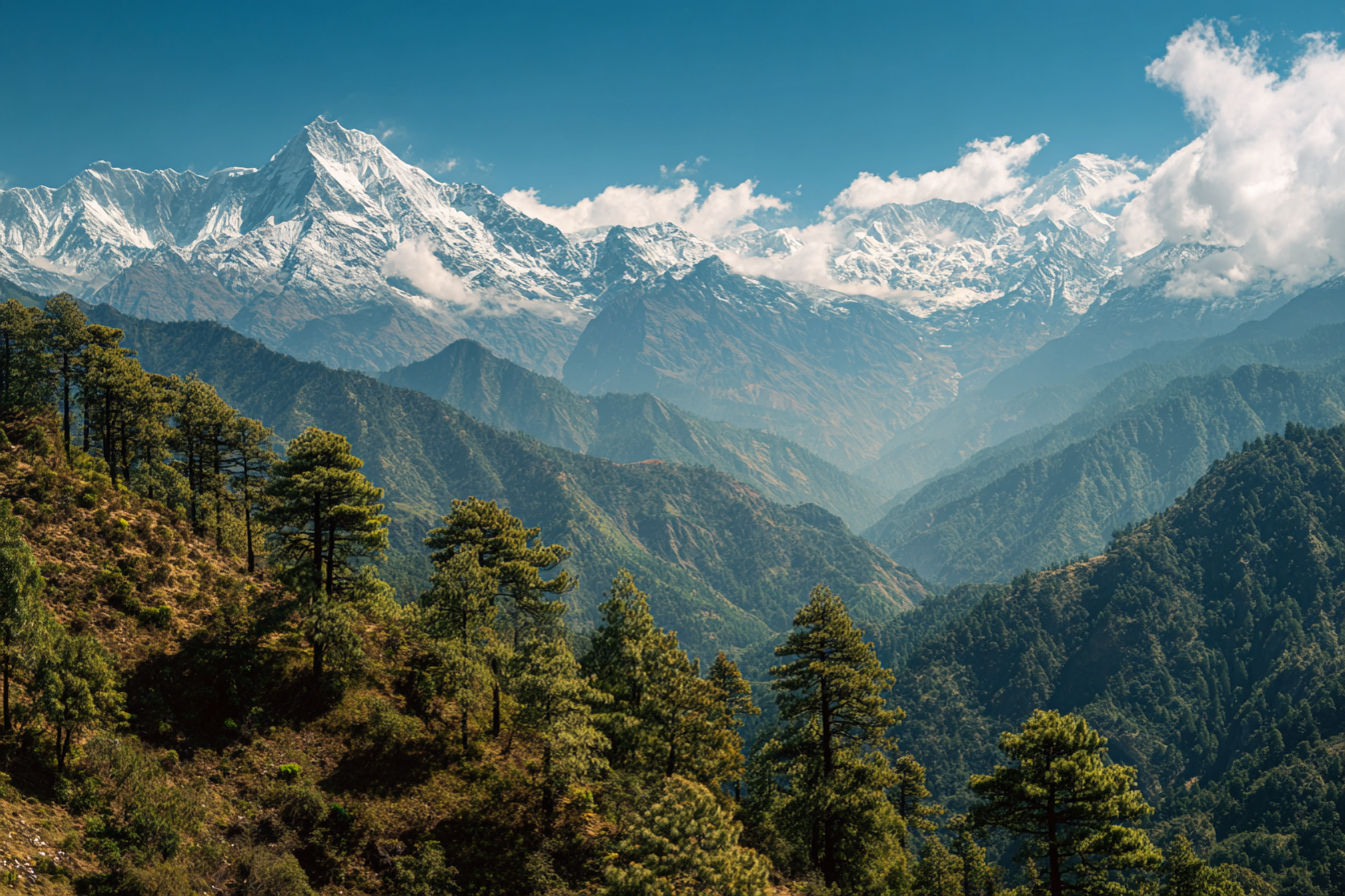 u1127339427 Nepal forests with Himalaya hilltops in backgroun b235a59f-081f-4a2a-b67e-296156c4e285 1