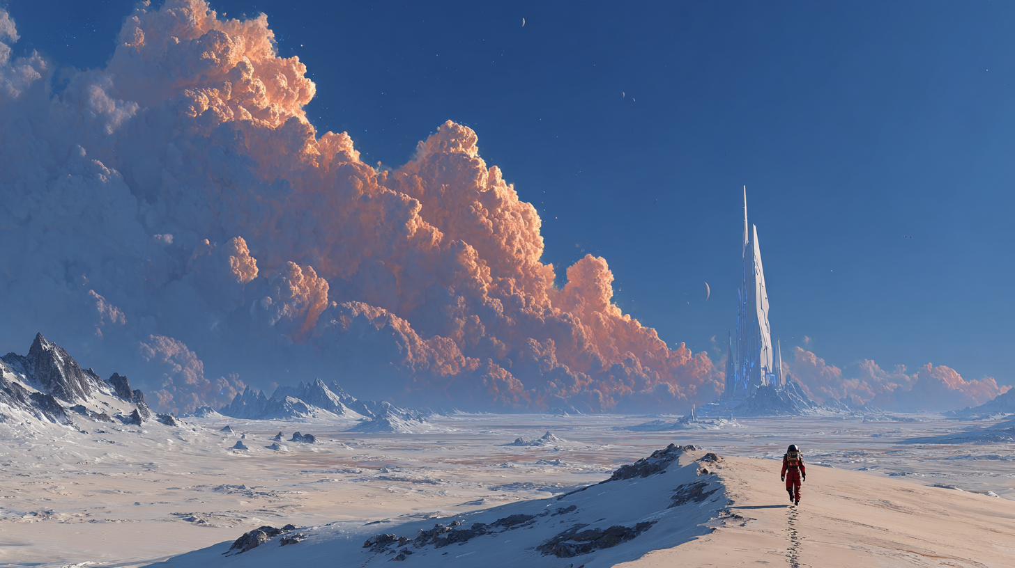 u1127339427 astronaut kid exiting his spaceship prepared to e af2f05af-2757-49a9-b113-b0ca23047e88 1