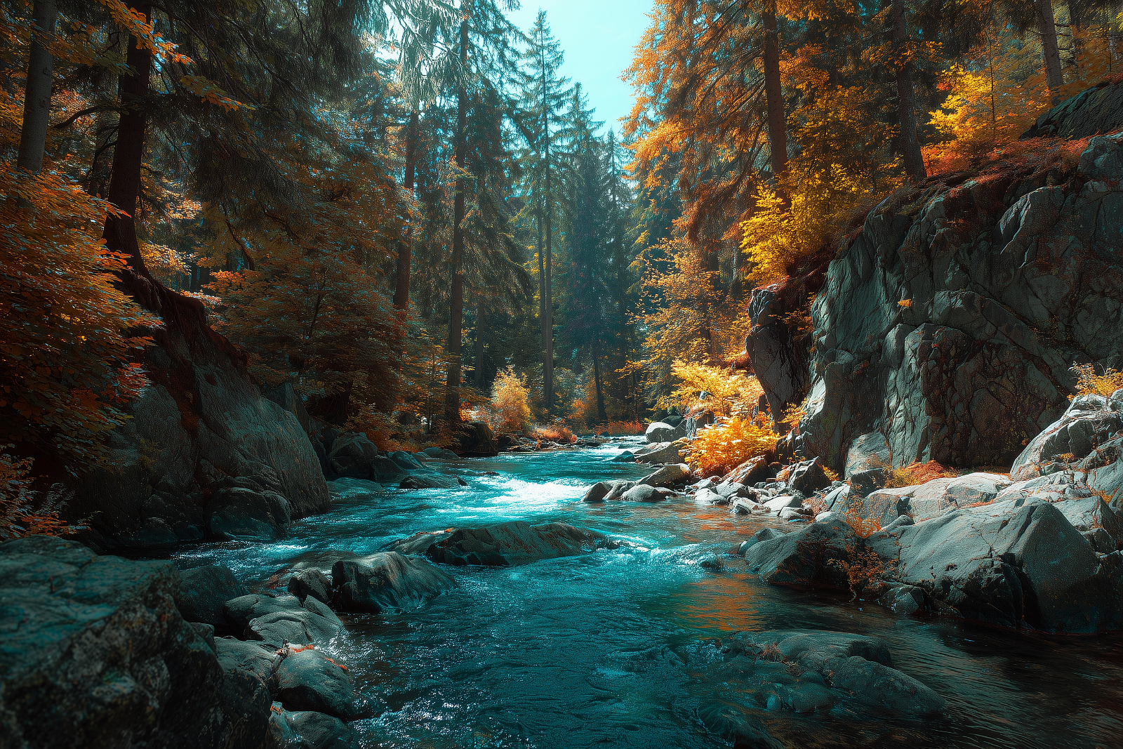 u1127339427 wild blue forest river digital photography shot on  d7872c86-9a4c-4dfd-977d-1eca606836d2