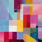 Bold abstract 3  abstract painting, soft geometric, multicolor, vibrant, bold vibe --ar 2:3 --v 7 Job ID: 54087011-28cf-4635-aebe-918c14531fde