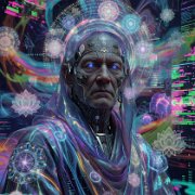 infinitemike87 The cyber Guru, portrait photography, crisp details, vibrant colo 6c604b82-fad1-4cb0-85bc-073f626e1966