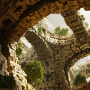 quietlight 3D fractal world and architecture hyperrealistic o 98753e59-f42c-4213-87c4-607753337ad7 1