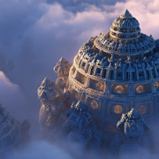 quietlight 3D fractal world architecture entwined with intric ddd3cfdc-ef0c-467f-94fb-b7e3df00a14d 2