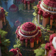 quietlight 3D fractal world architecture hyperrealistic octan 753ea408-6004-4088-ae21-b4165d9d694e 2