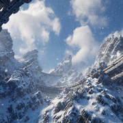 quietlight mountain 3D fractal world architecture entwined wi c0aa87c7-8f5a-43a3-a6ad-455e742ba576 3