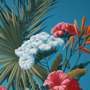 u1127339427 Botanical painting minimalistic vibrant colors -- f47b841f-e214-4f38-a348-6a0c5e388184 2