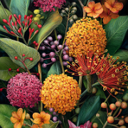 u1127339427 Botanical painting vibrant colors --ar 23 --v 7 a3b8a17f-f7fd-489d-bd9c-6fa26a0792da 0