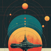 u1127339427 cool sci-fi art poster with large spaceship and s f95034f2-5b55-4046-ae9f-3ea99597d236 0